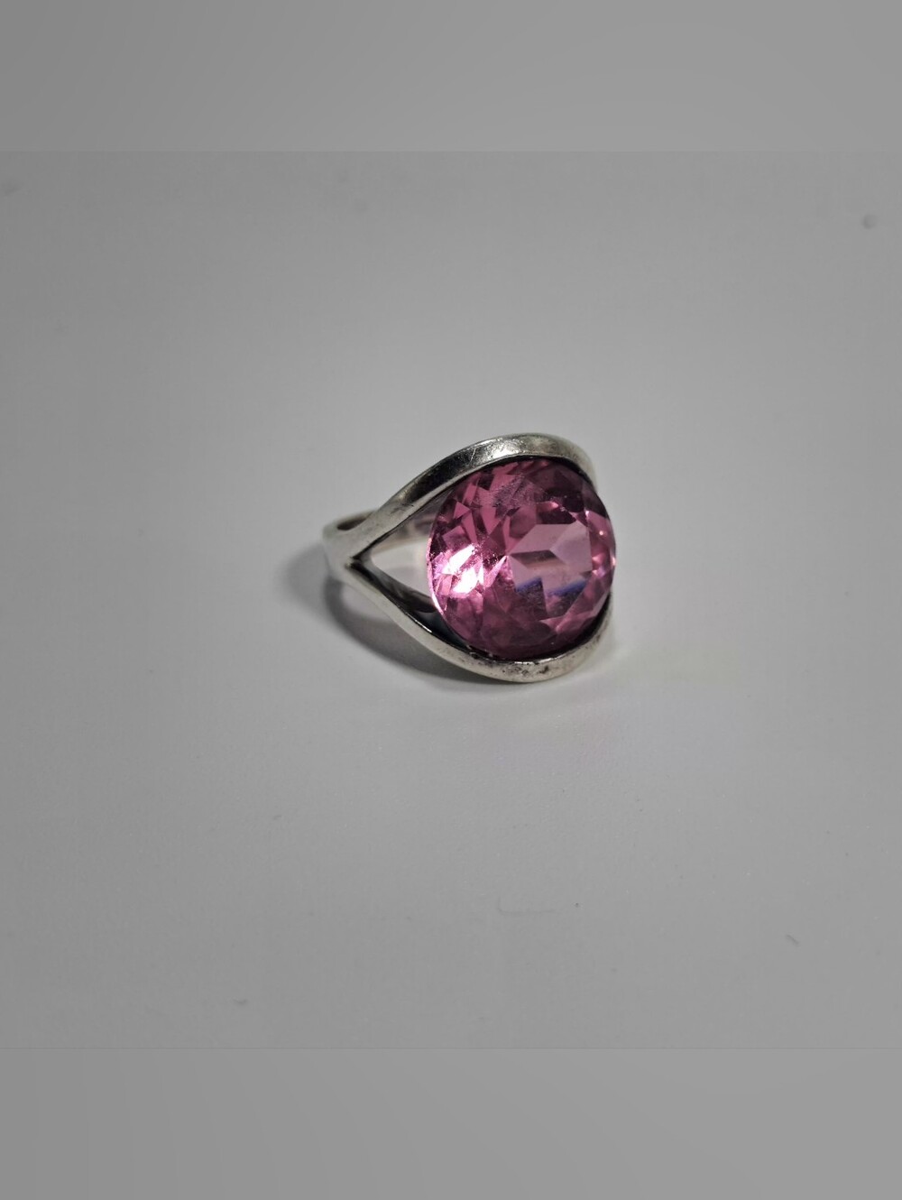 Vintage Signed 925 Mexican Sterling Silver Gemstone Ring Size 5.5